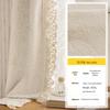 Chu Yang Cream French Jacquard Chenille Blackout Curtains for Living Room and Bedroom - High-End Style Customization