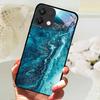 For OPPO K13 5G Case Cool Lion Wolf Tempered Glass Back Cover For OPPO K13 OPPOK13  Phone Case Protective Shell K 13 Fundas Capa