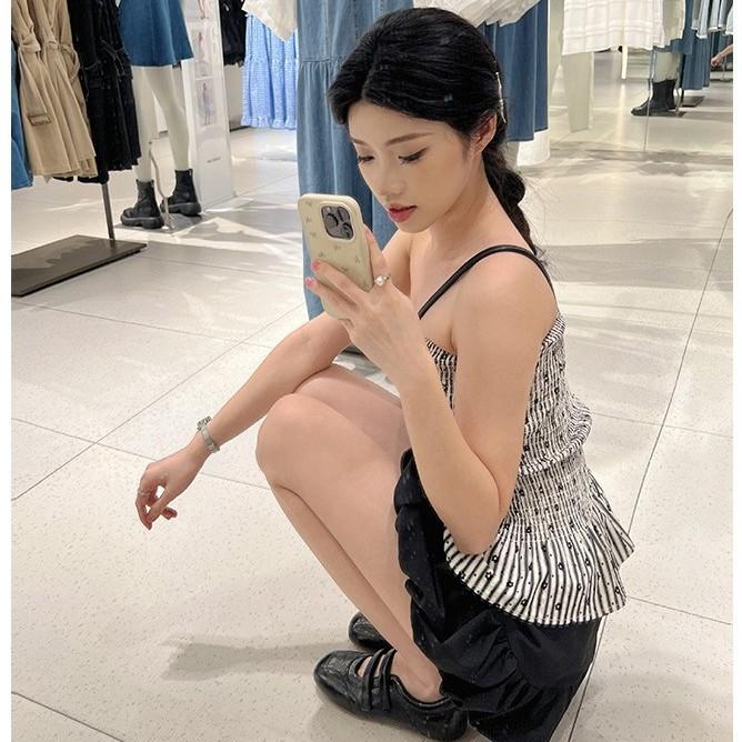 Xiaoxiangfeng~ Ballerinas mit weicher Sohle und Absatz für Damen Sommer 2025 neue Retro schöne coole Einzel-Schuhe Damen Oberbekleidung