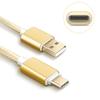 Câble USB Type C - Non spécifié - Lot de 3 - 2M - Nylon Doré - Compatible avec plusieurs smartphones