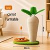 Cross Carrot Cat Climbing Frame & Sisal Scratching Post Toy for Nail Grinding & Itching Relief