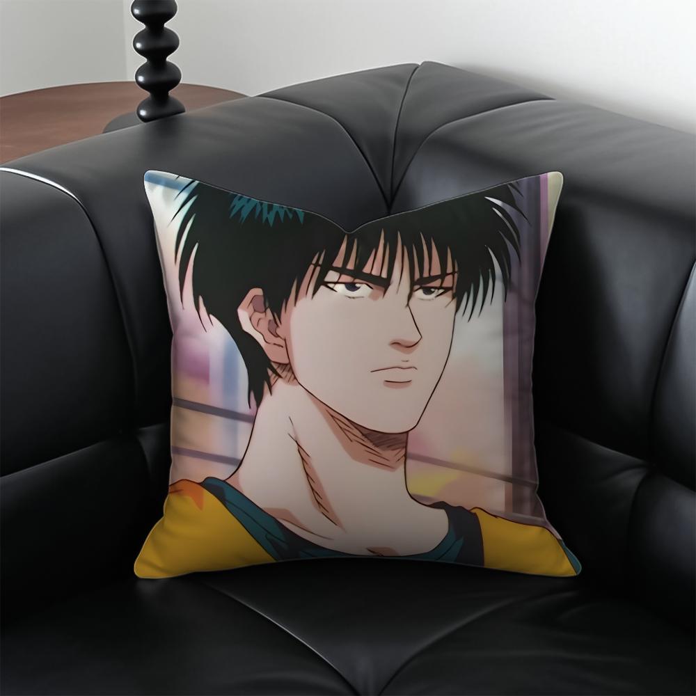 Classic anima SSlam DunkS Cushion Cover Pillow Case Antidustmite Invisible zipper silky plush cushion