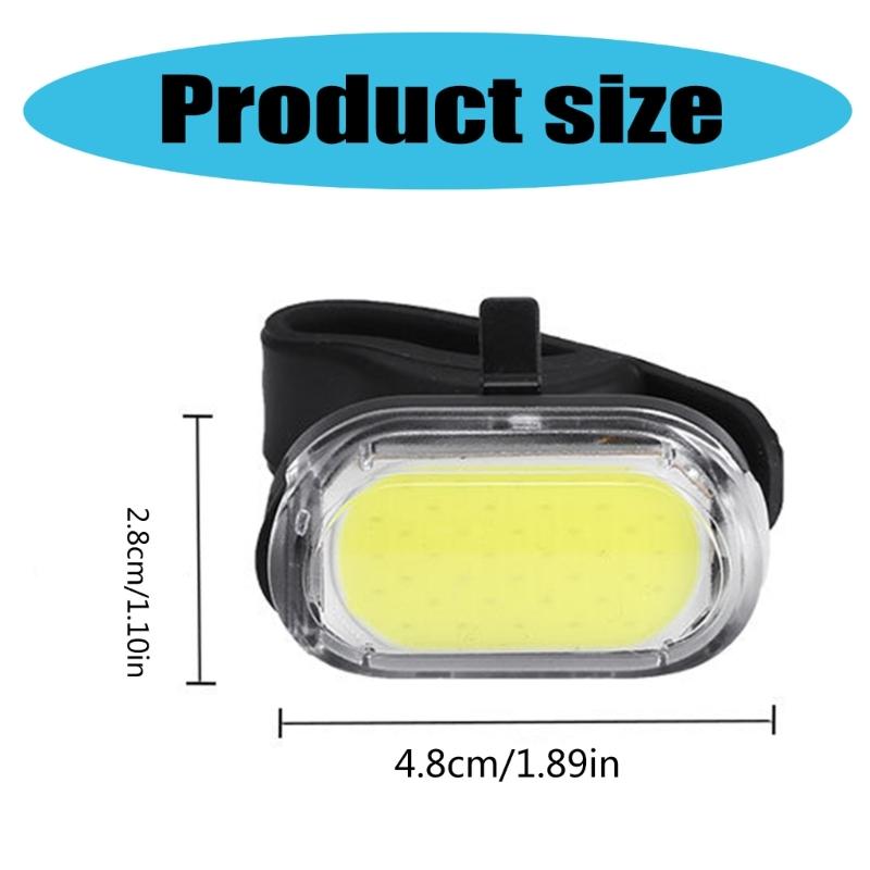 Cycling Rear Lamp Headlight Warning LED Light Rechargeable Bicycles Light Bike Front / Rear Light Easy to Install