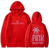2025 Trending Men's & Women's Coconut Tree Pink Hoodie