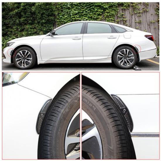 Carbon Fiber Look Car Wheel Eyebrow Strip Arch Protector Sticker Anti-collision