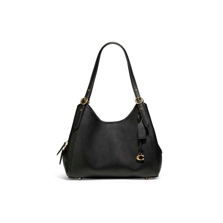 

Новая кожаная сумка COACH Lori, сумка через плечо женская черная C4824-B4BK 31.0*15.0*25.9CM