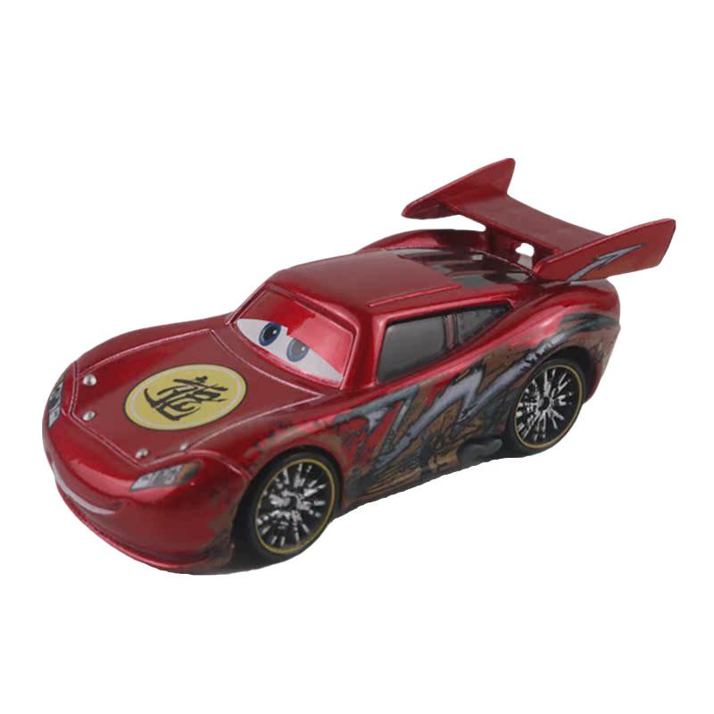 Alloy Racing Car Toy Collection Featuring Mater Orange Bad Guy And Lightning Mcqueen