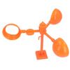 Flying Bird Deterrent Wind Driven 360 Degree Rotating Flashing Magnetic Base Bird Deterrent for Orch