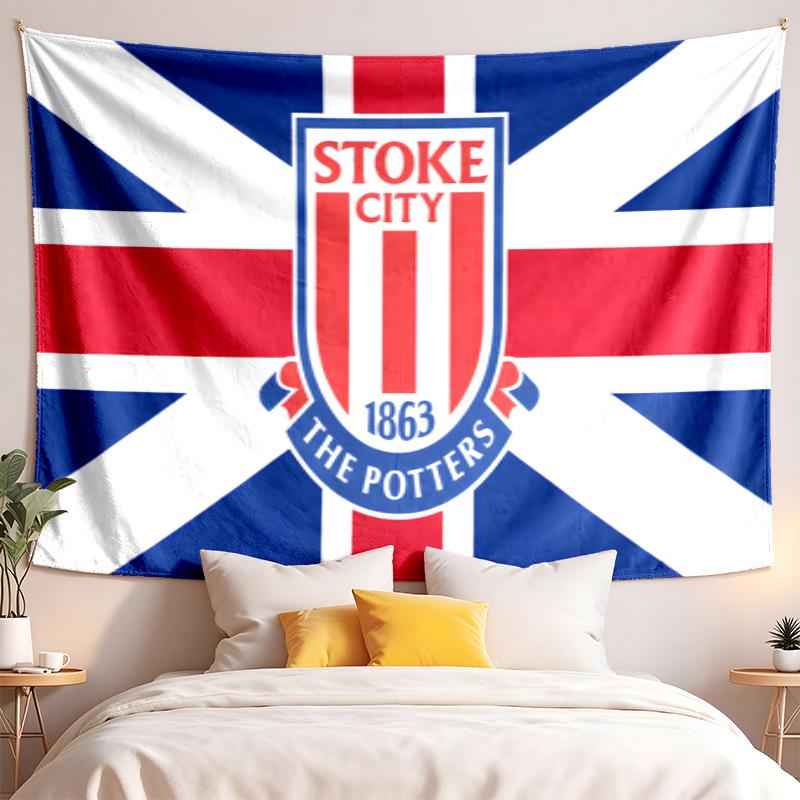 Stoke City Football Club Tapestry highquality for decorating living room bedroom dorm walls ideal as bedroom wallart orholiday gift