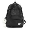 Schoolbag Cute Contrasting Polka Dot Schoolbag Female Cute Small Fresh Travel Backpack Primary School Schoolbag Junior High School Girls Backpack