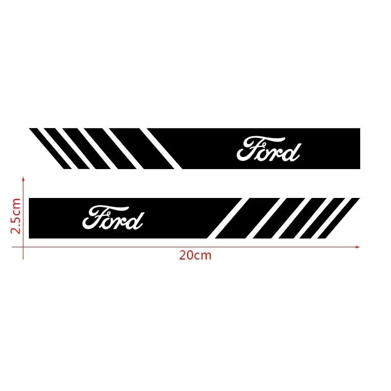 Nuovo Adesivo Auto 2026 Adesivo Auto Strisce Non Sbiadenti Specchietto Retrovisore Per Ford Focus 2 3 MK2 MK3 MK4 Kuga Fiesta Ecosport MONDEO F