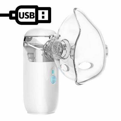 Tragbarer Vernebler Mini Handinhalator Leiser Ultraschallinhalator Medizinischer Vernebler für Baby und Erwachsenen Husten Asthma