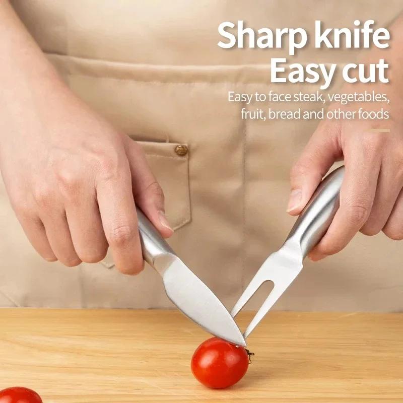 Cheese Cutlery Set Stainless Steel Cheese Knife Cutting Pizza Jam Fruit Fork Butter Knife Mini Cake Bread Knife