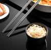 36cm Non-Slip Pure Titanium Frying & Hot Pot Chopsticks - Anti-Scald, Crystal Coated