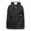 Daily Large Capacity Travel School Backpacks Ladies Pure Color Shoulder Knapsacks Nylon Zipper Shopping Rucksacks