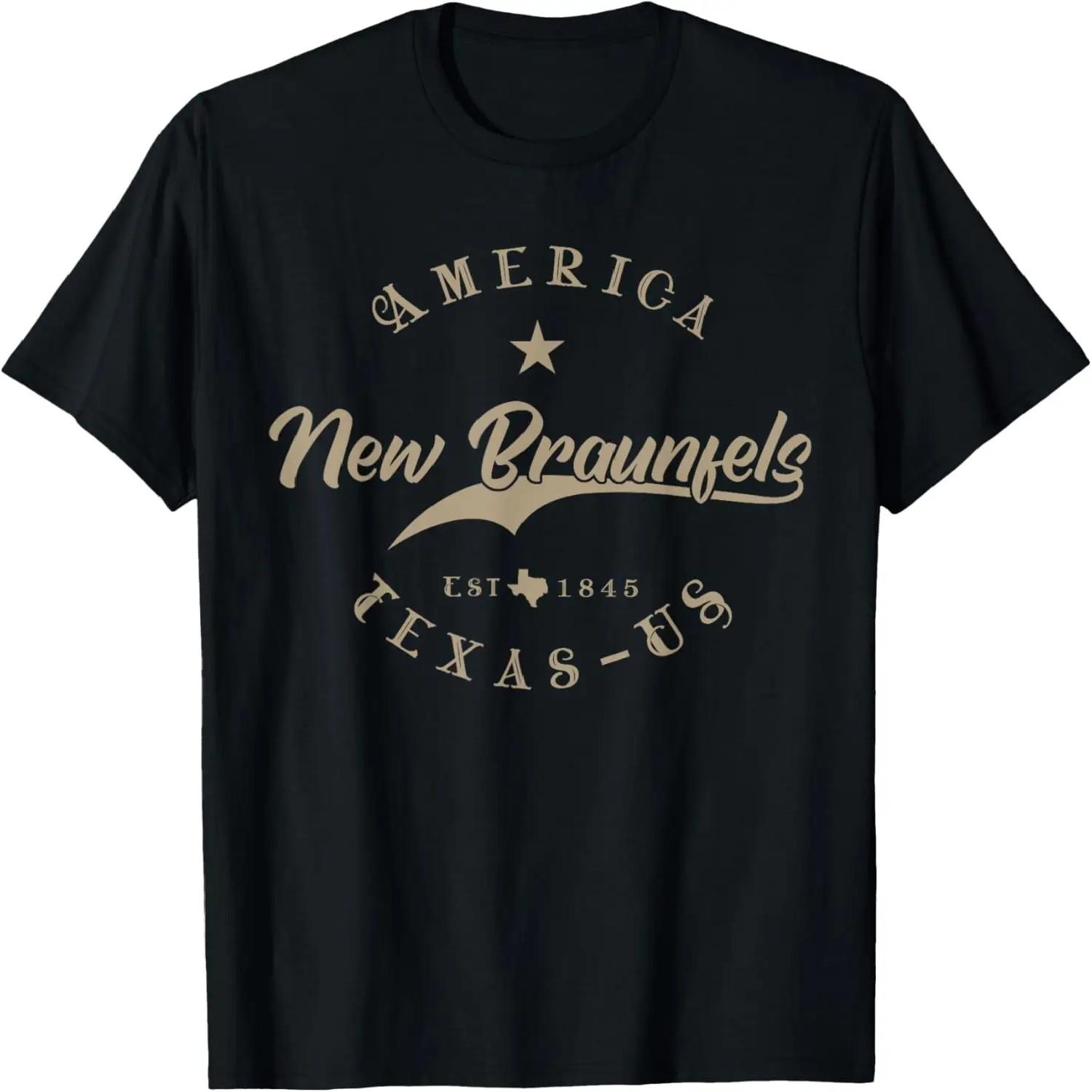 New Braunfels TX _ Texas T-Shirt S чёрный