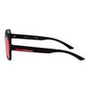 Prada Red Striped Logo Irregular Shape Sunglasses Men sunglasses Black 0PSA06SDG008F