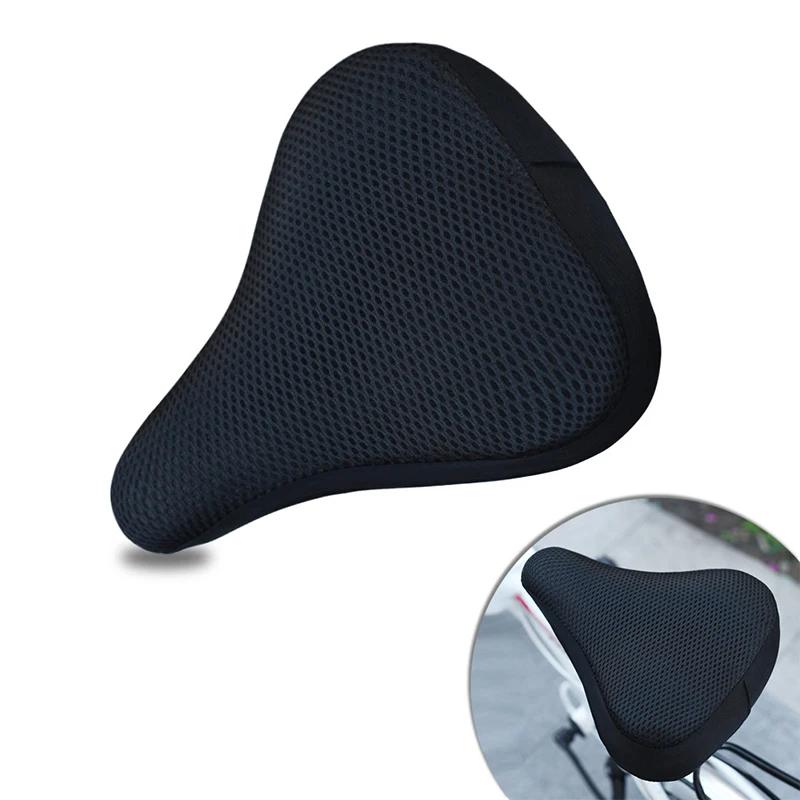 1Pcs Bicycle 3D Soft Bike Seat Cover Cycling Silicone Seat Cushion Cycling Breathable Comfortable Bicycle Bike