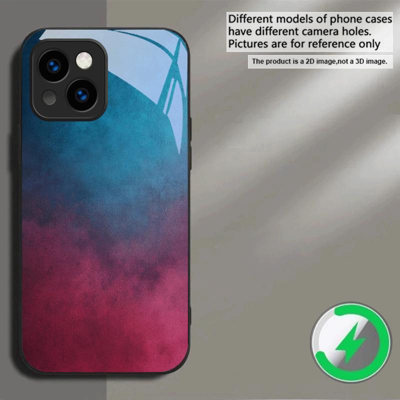 Color and texture fusion Suitable For iPhone 16E 17 Pro Max 15 Pro 14 13 Plus 12 mini 11 16 Air 17Pro magnetism Glass Phone Case