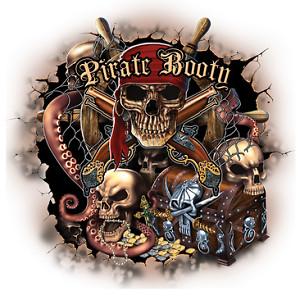 T-Shirt S to 2XL 3XL PIRATE BOOTY skull pirate nautical sailing humor fun adult S разноцветный