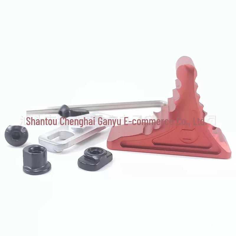 Universal Aluminum Alloy Mini Triangle Bamboo Hand Blocker Rail for MLOK/KEYMOD Systems