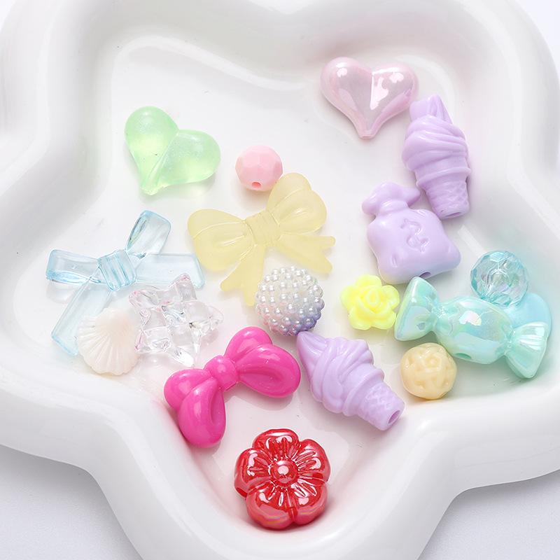 Retro Baroque DIY Acrylic Beads Kit: Handmade Necklace & Bracelet Jewelry Accessories