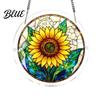 Relaxing Assembly Puzzle Acrylic Jigsaw Suncatcher Colorful Stained Glass Style Sun Catcher Handmade Catcher Kit DIY Puzzles Window Hanging