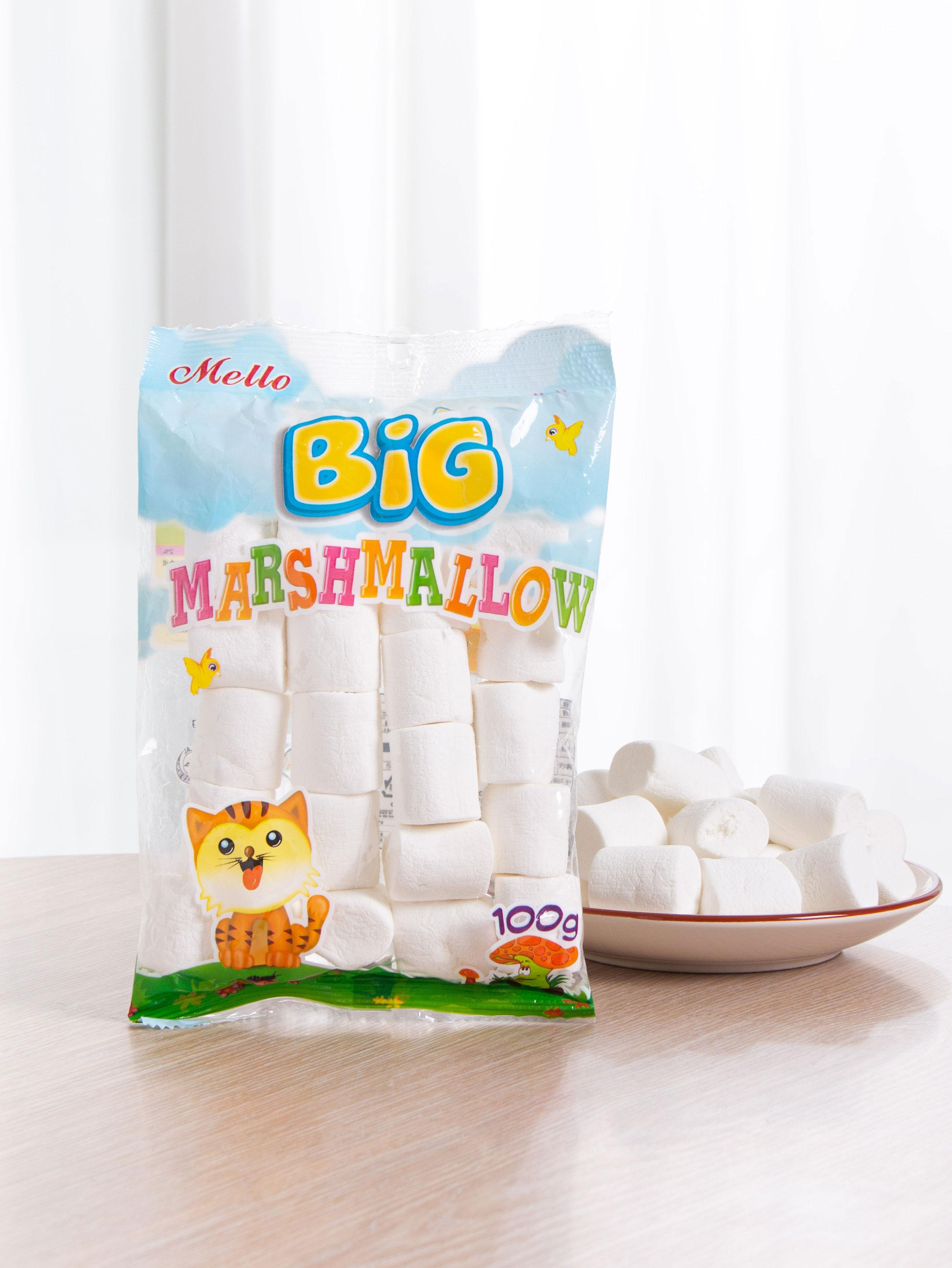 Большие Мягкие Маршмеллоу Упаковка 100 г 1ea