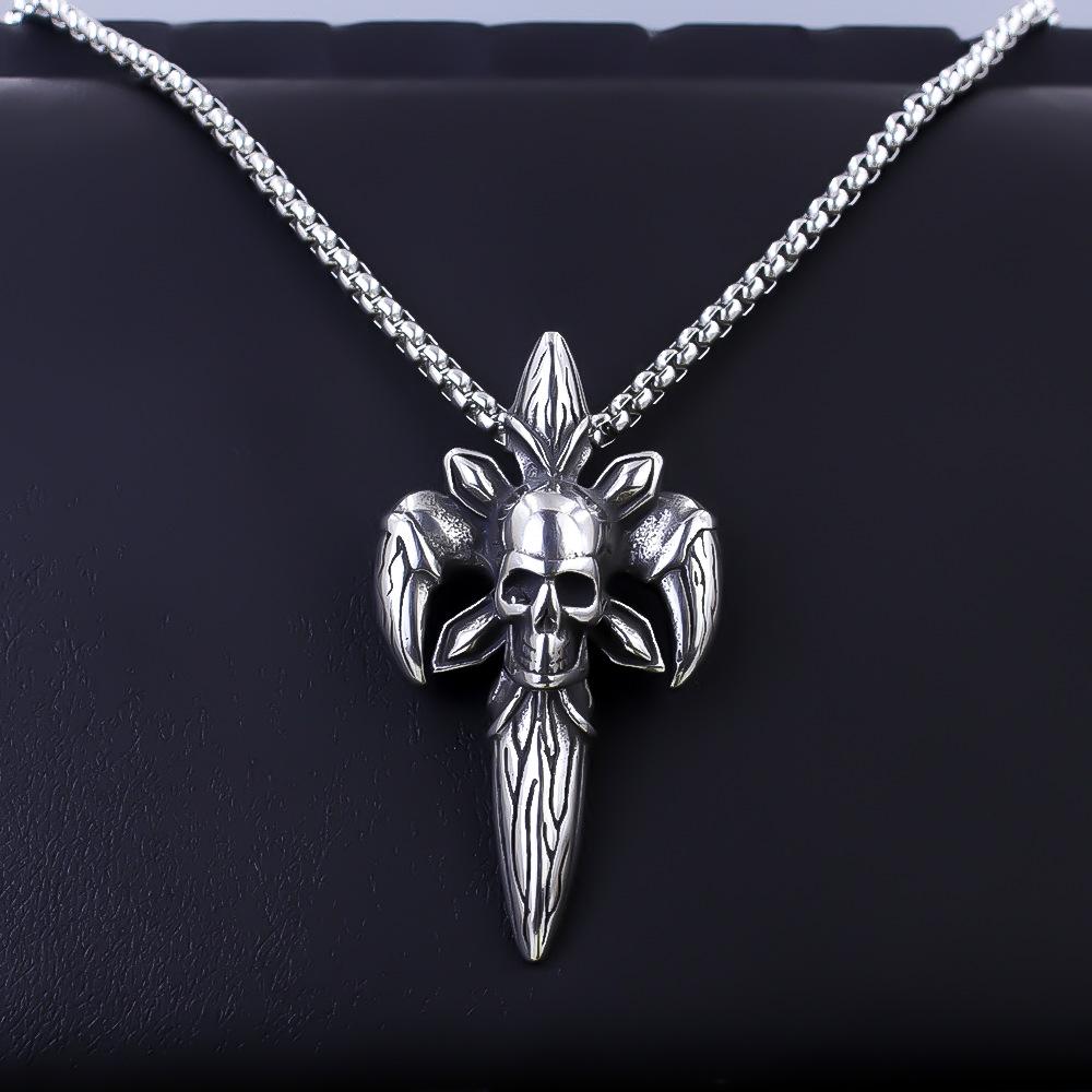 Necklace Dragon Claw Skull Devil Retro Trend Style Unique Texture Pendant