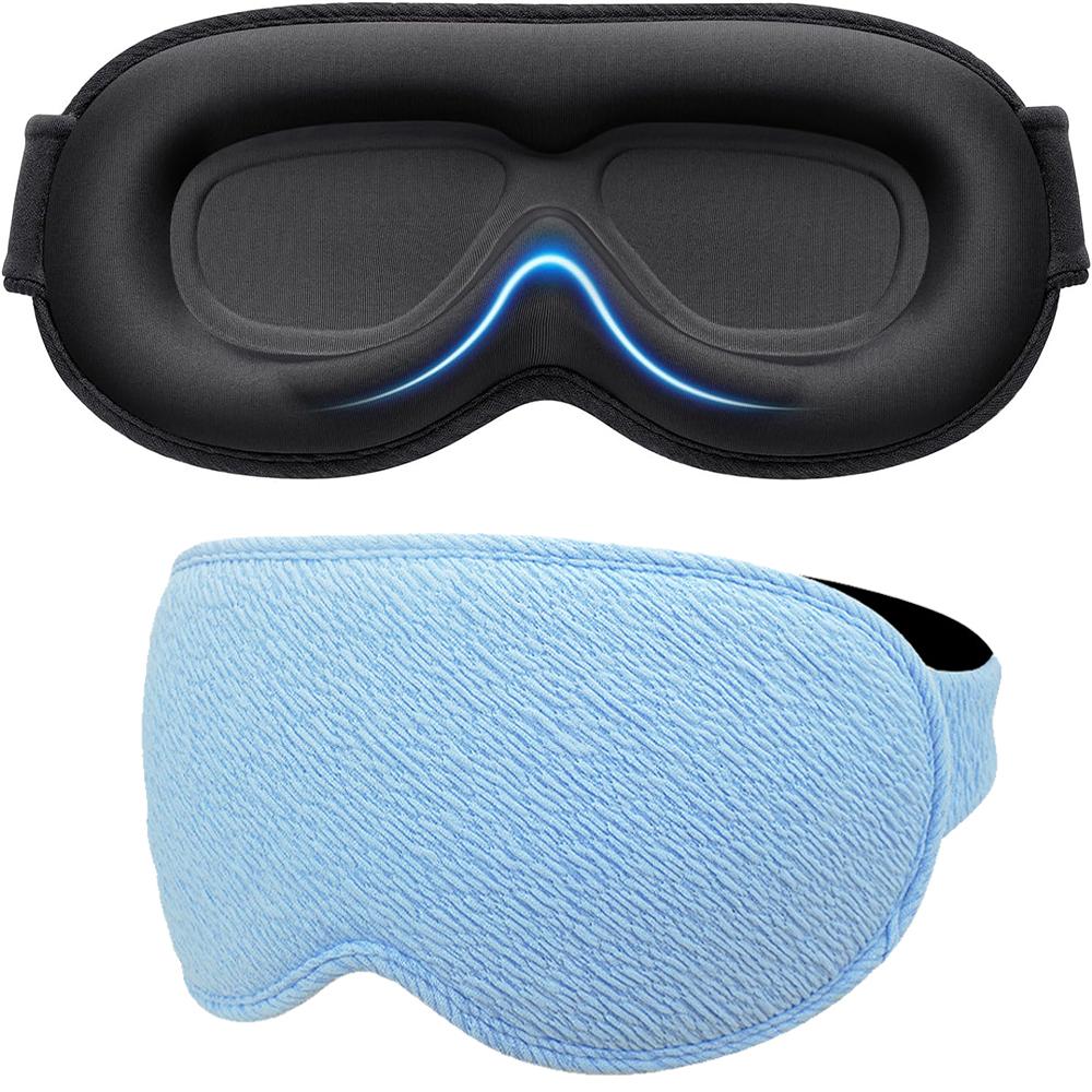 3D Memory Foam Sleep Mask 100% Blockout Light Soft Eye Mask Blindfold Sleeping Aid For Travel Slaapmasker