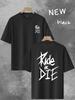 Ride Or Die Impression Vélo 2026 Homme Nouveau Été Marque Coton Haute Qualité T-shirt Manches Courtes Uni Hauts Décontractés