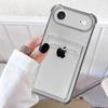 Custodia Portafoglio Trasparente Antiurto per iPhone 17 Air Pro Max Cover 3D Airbag Ultra Sottile Silicone Morbido per iPhone 17ProMax