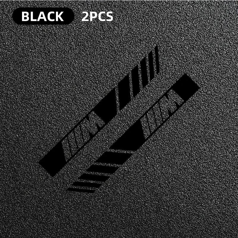 2pc Car Racing Stripe Stickers Rearview Mirror Reflective Vinyl Decals For BMW E46 E85 E60 F10 E39 F30 E36 F20 E87 E90 E70 X3 X5