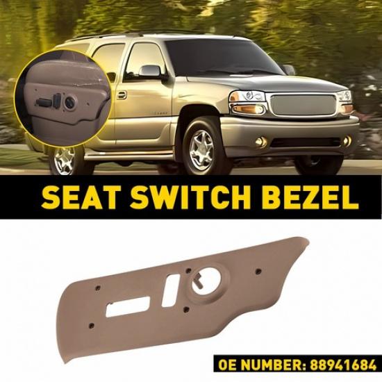Fit Chevrolet GMC 2003-2006 Silverado Switch Bezel LH Sierra Neutral Power Seat