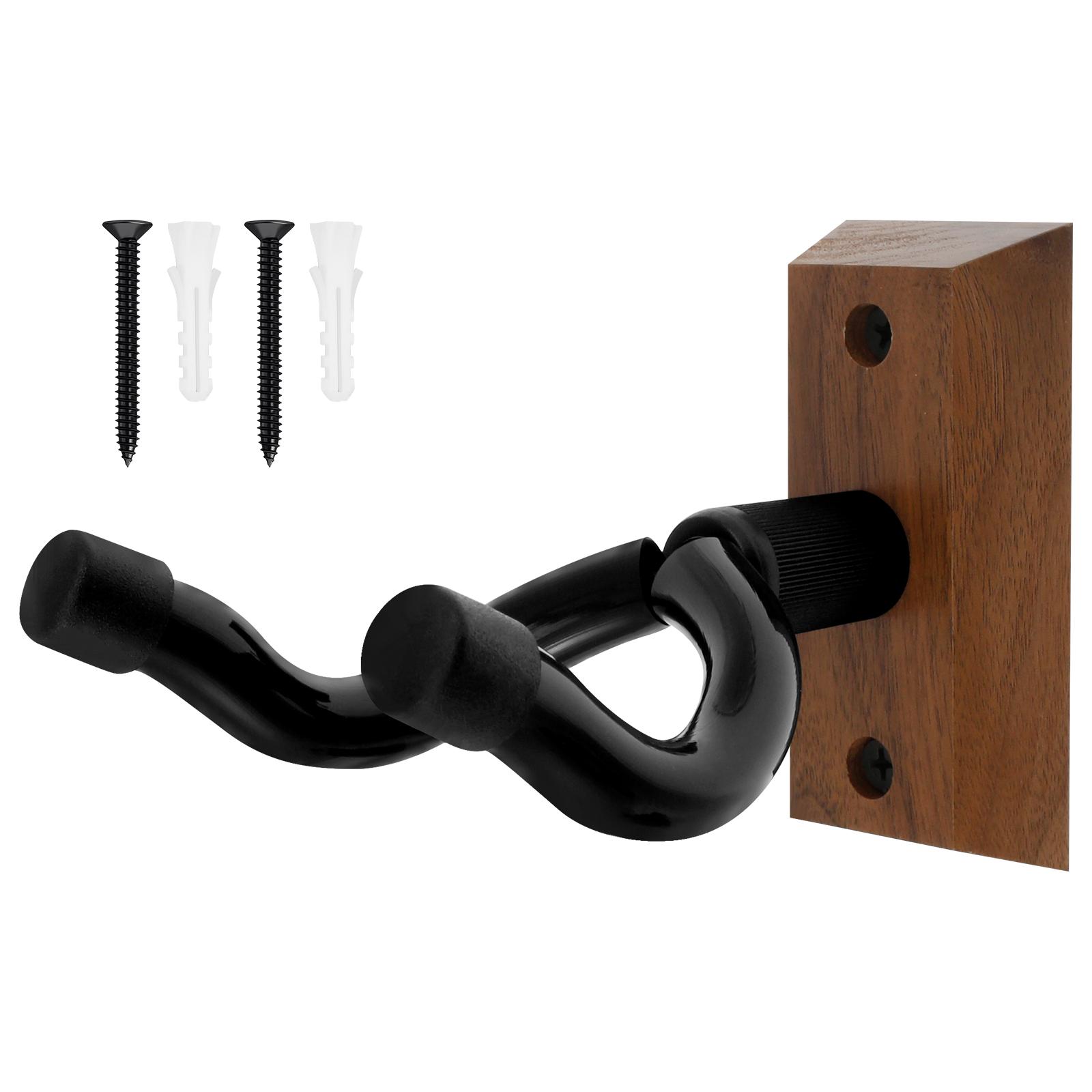 

1/2Pcs Guitar Wall Hanger Wood Ukulele Wall Mount Hanger Nonslip U Shaped Guitars Holder Guitar Instrument Accessories