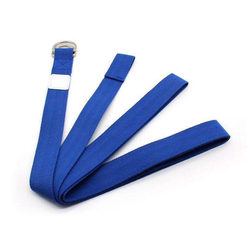 

Yoga Stretch Belt Open Shoulder Open Back Anti-Humpback Stretch Band Tension Band Multi-Functional Stretch Belt Auxiliary Yoga Supplies Dark Blue (2.4m extension)