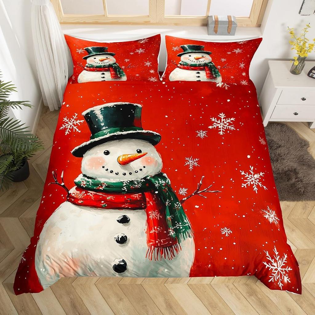 Comforter Merry Christmas King Size Cute Bedding Set For Kids Boys Girls Bohemian Room Decor Bedding Collection 3 Pcs