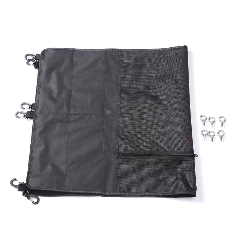 Multifunctional Rear Trunk Parcel Shelf Load Shade Luggage Net Cargo Cover Storage Bag for Jimny JB64 JB74 Oxford Cloth