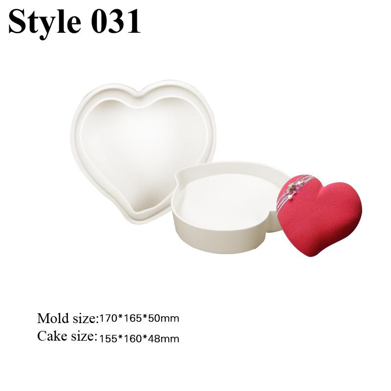 Food Grade Silicone Cake Molds Single Cell Mousse Moulds Dessert Decorating Pan Non Stick Pastry Baking Tools Kitchen Bakeware