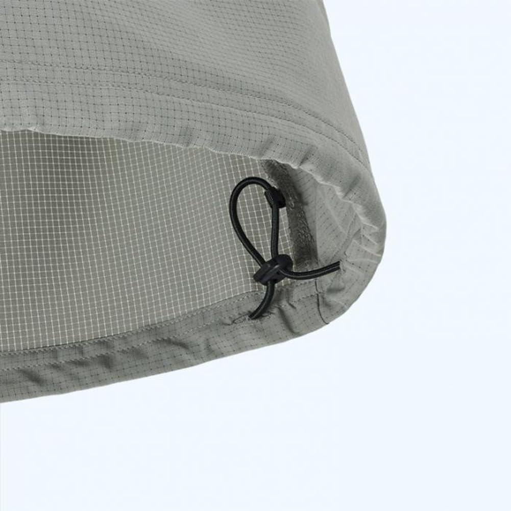 Evergreen E.G. Airy Hoodie Shirt - LL Size, Light Gray, Breathable Sun Protection Wear