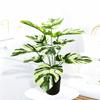 Large Artificial Tropical Palm Branches 9-24 Forks Artificial Plants  Home Garden Decor