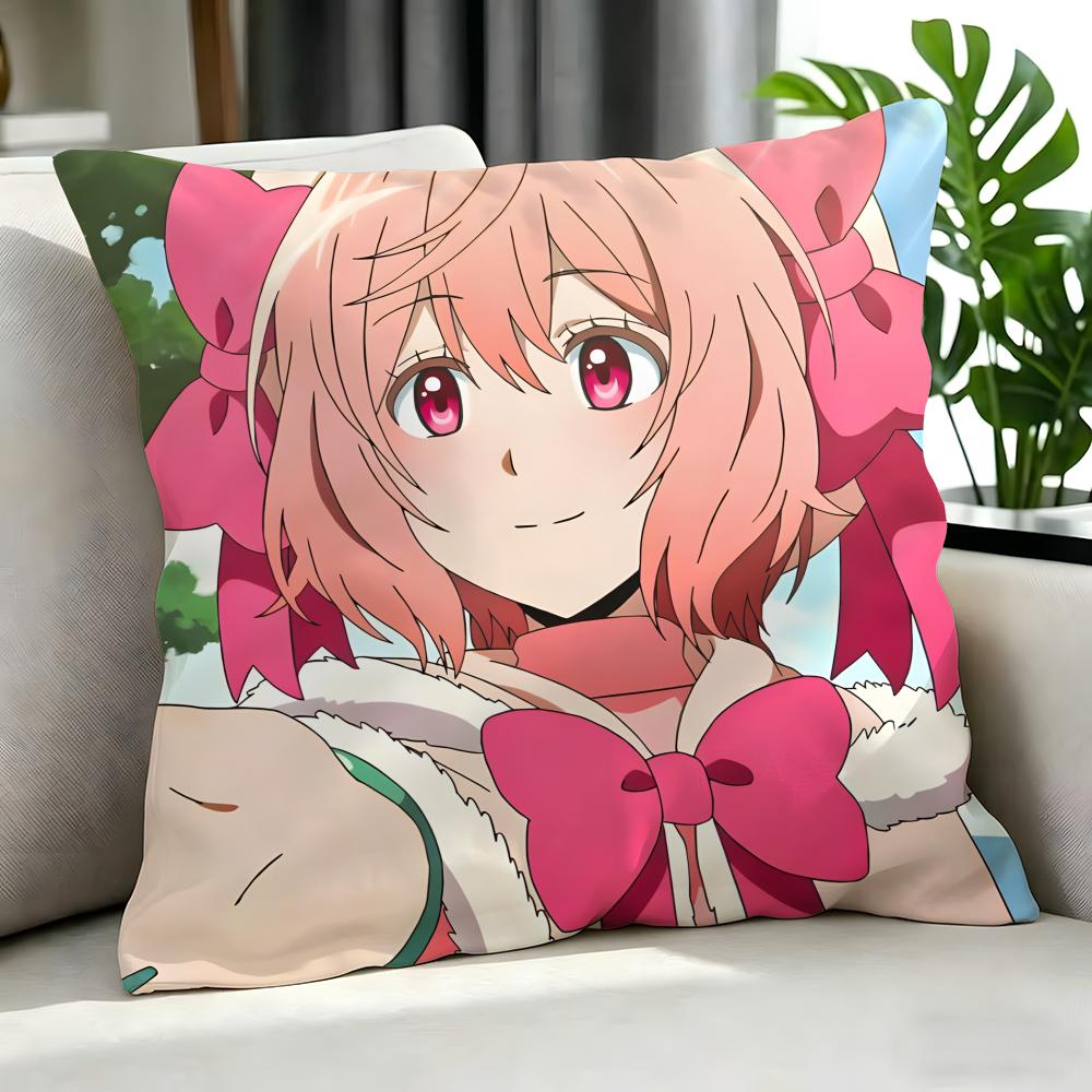 anime Recovery of an MMO Junkie Cushion Cover Cushion Cover Set Pcs x x x Pillowcase Decorative Sofa Home Decor