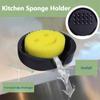 Multi-Functional Sponge Drying Tray Silicone Sink Faucet Storage Rack  Household