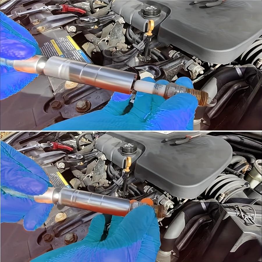 14mm &16mm Thin Wall Magnetic Swivel Spark Plug Socket 3/8-Inch Drive 12-Point Spark Plug Socket Removal Tool Access