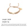 Bohemian Style Freshwater Pearl Bracelet with Hollow Star Charm On Waxed Cord