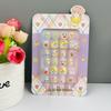 Children's Wearable Custom Nail Stickers - Cute European & American Jelly Glue Fingernail Tips