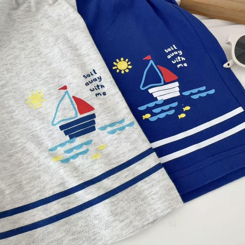Boys' Medium & Small Summer Short-Sleeve Two-Piece Set