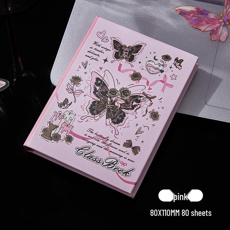 Dreamy Butterfly Mini A7 Notebook for Girls: Portable, High-Value Student Journal