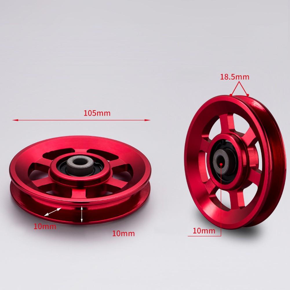 

Тросовый шкив Колесо Ролик Тренировка Тихий Снижение Шума 105mm red