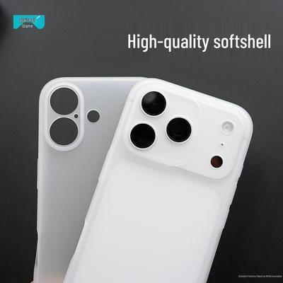 Anwendbare ultradünne, luftmattierte TPU-Silikonhülle für Apple iPhone 17 Pro/Pro Max - Transparent und weich